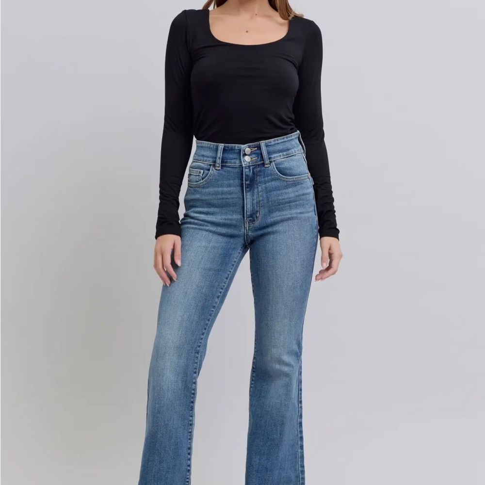 Judy Blue Light Blue Wide Leg Jeans